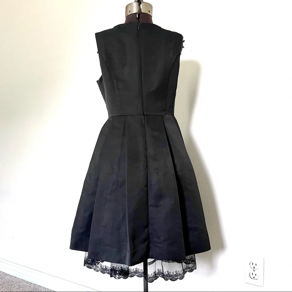 Jason Wu for Target Black Dress Womens Size Small Sequin Scallop Fit & Flare - Picture 10 of 13